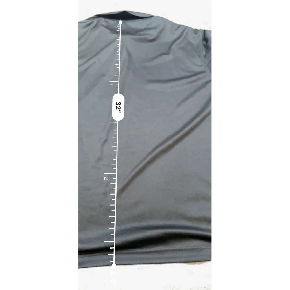 Harriton Men's 2XL Black Performance Polo Shirt Golf Casual Athletic‎